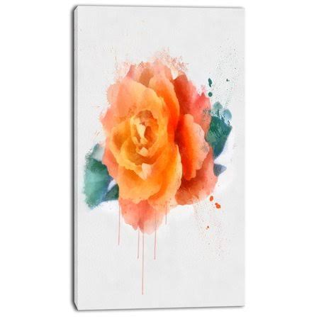 Extra Large Floral Canvas Art H945