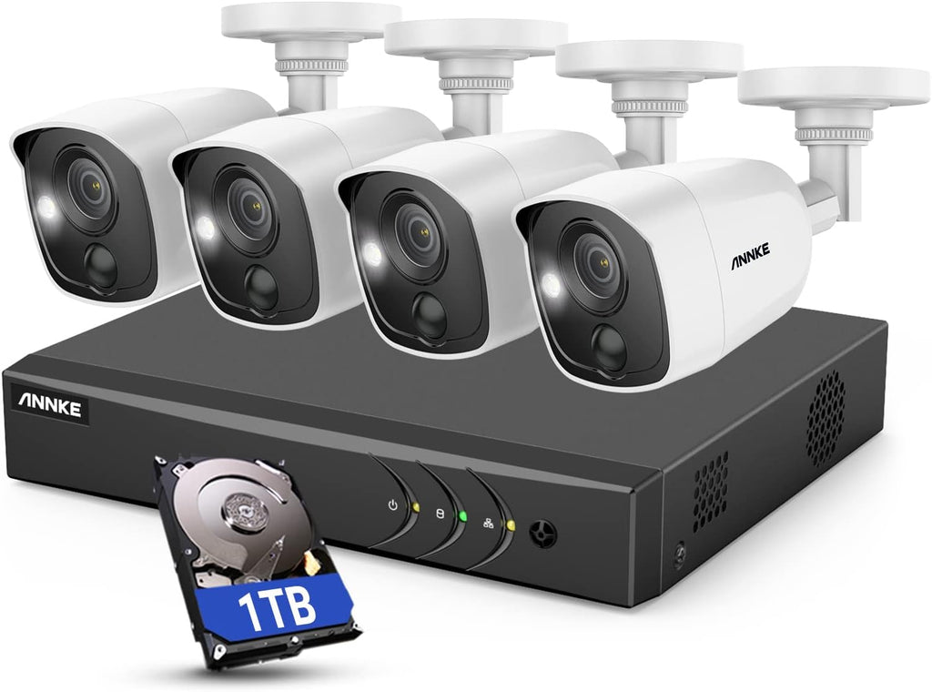 8CH 5MP Lite Surveillance Security Camera System with 1TB Hard Drive V954