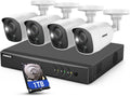 8CH 5MP Lite Surveillance Security Camera System with 1TB Hard Drive V954