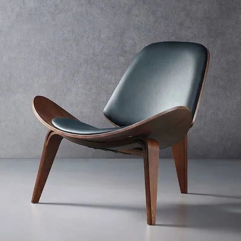 Ash Plywood Fabric Upholstery Lounge Chairs N854