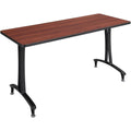 Cherry/Black T-Leg Desk B26801