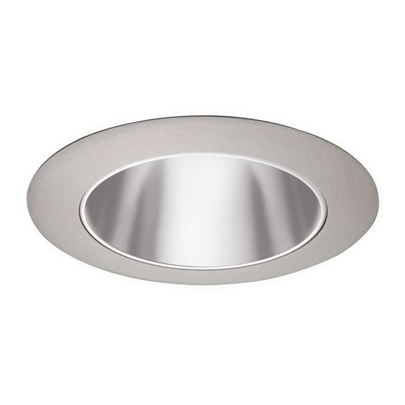 4x22 Pewter Cone with Satin Chrome Trim R498