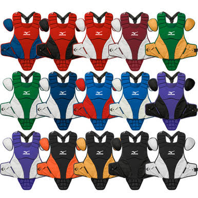 Cardinal/Grey Youth Chest Protector F715