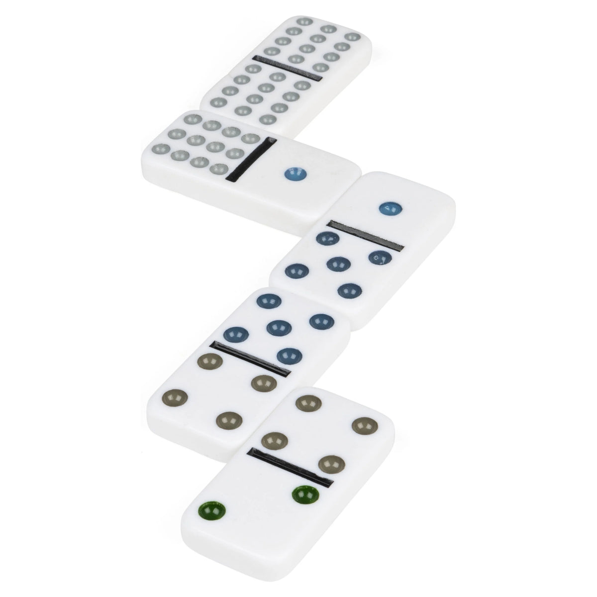 Double Twelve Dominoes Set in Storage Tin R731
