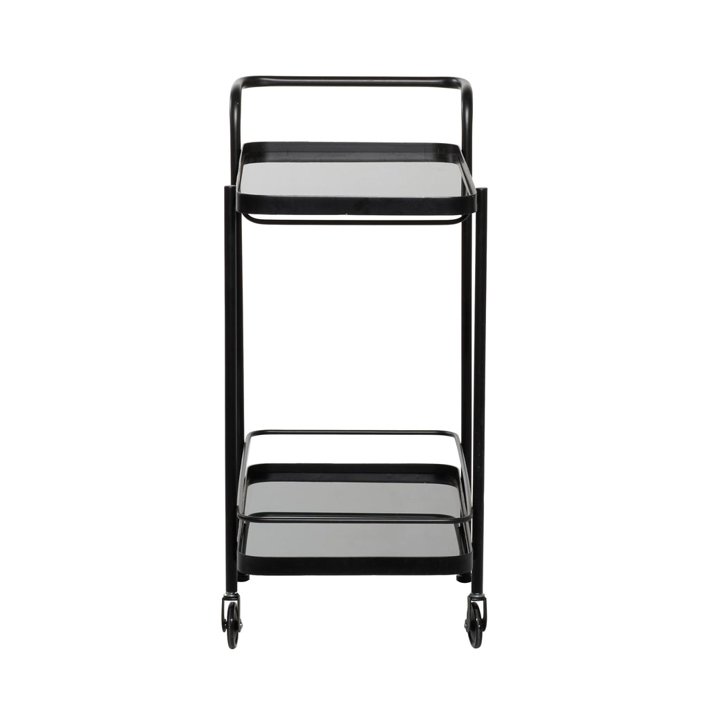 Black Metal Bar Cart N341738