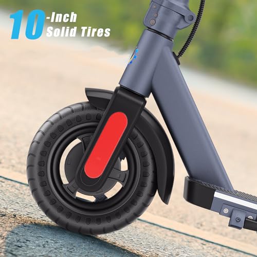 500W Motor 25 Miles Range 10" Solid Tires Foldable Electric Scooter L87614