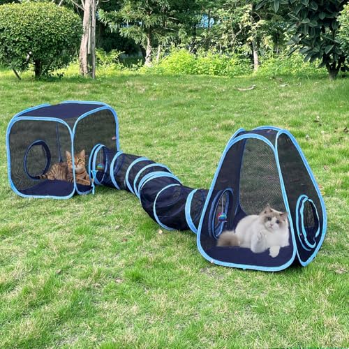Collapsible Outdoor Cat Enclosures Tunnel Y5887