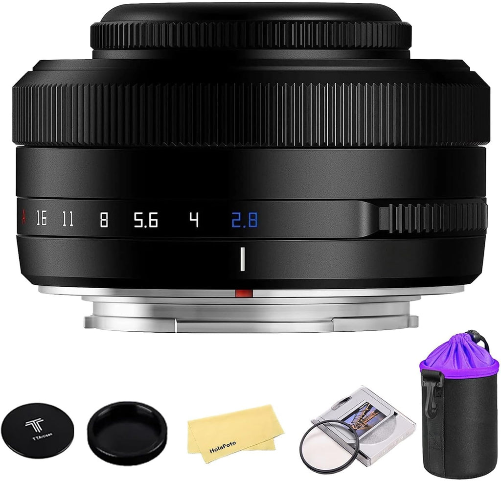 Black 27mm f2.8 APS-C Pancake Lens T274