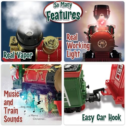 Electric Train Set with Lights, Music, Smoke L673