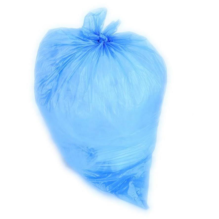 50-60 Gallon Blue 1.5 mil Garbage Bags R342