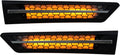 Green LED Side Grille Air Intake Vent Replacement Left Right Pair for Freightliner Cascadia 2018+ I57117
