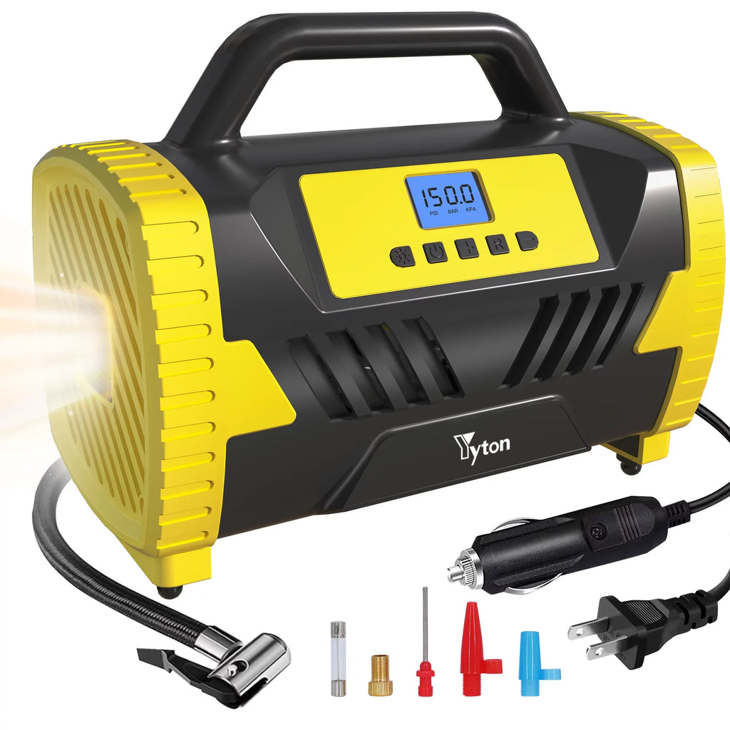 150Psi Portable Tire Inflator with Digital Pressure Gauge L26425