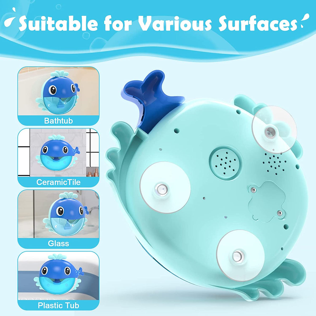 Blue Bubble Maker Bathtub Toy S1366