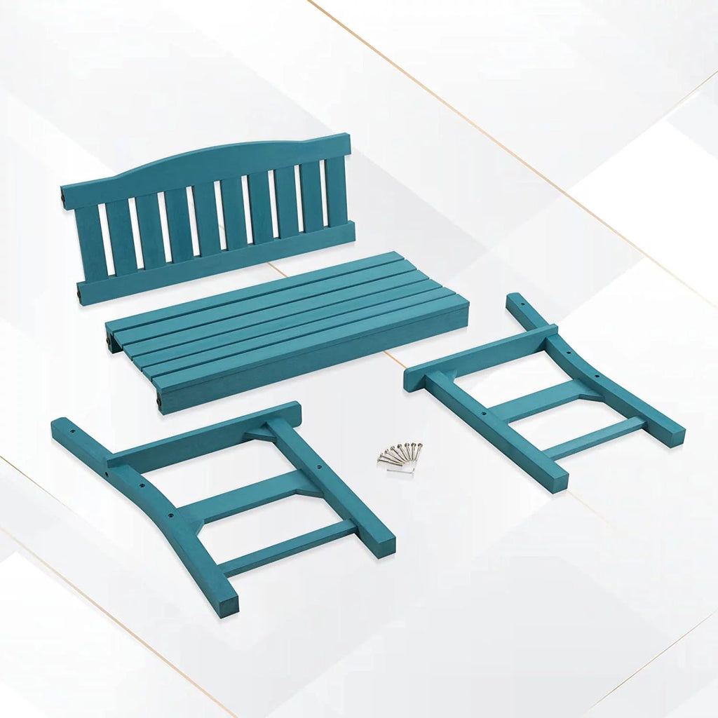 Weatherproof 2-Person 50" Poly Lumber Garden Bench E228