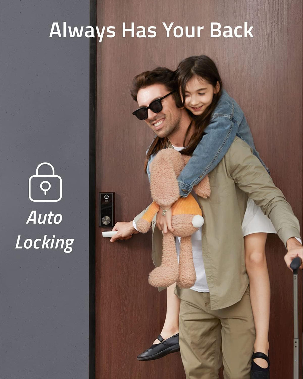 Smart Lock Touch & Wi-Fi Fingerprint Keyless Entry Door Lock X1756