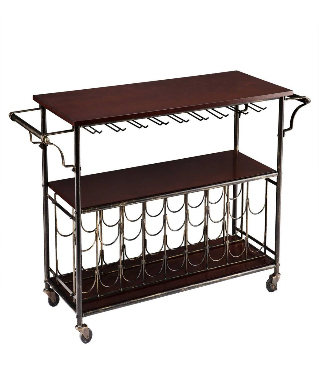 Black Wine-bar Cart T98734
