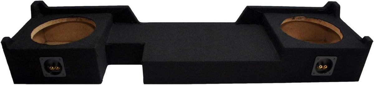 Compatible with Ford F150 Extended Super Cab Truck 2004-2008 Dual 10 Subwoofer Sub Box Speaker Enclosure S571