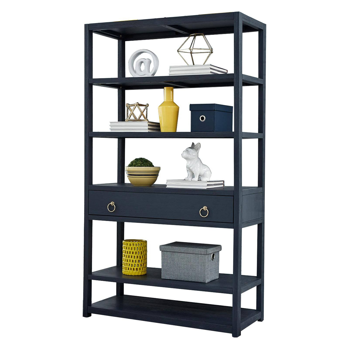 Midnight Accent Bookcase L2518