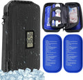 Insulin Cooler Travel Case Tsa Approved with Thermometer and 2 Ice Pack S892282