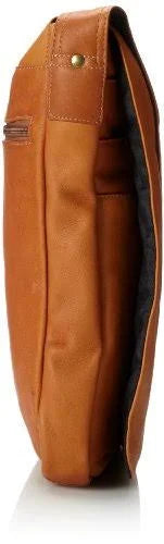 Tan Small Vertical Messenger Bag Y766