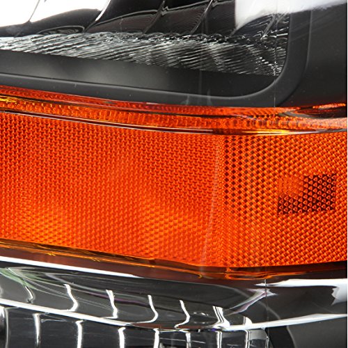 Chrome Amber Headlights Replacement Z2506