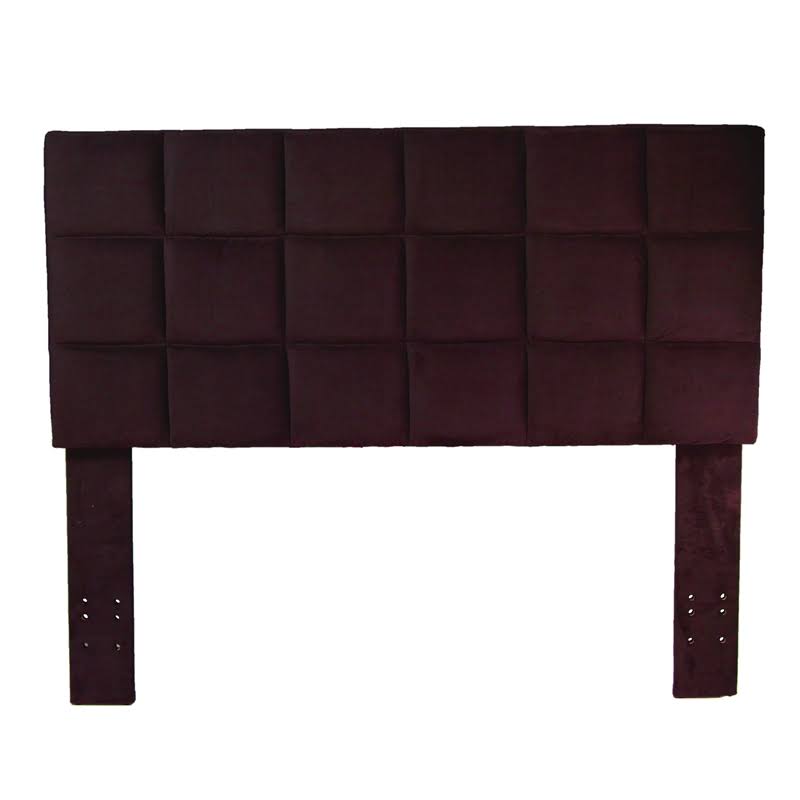 Purple Fabric Full Queen Headboard O94504