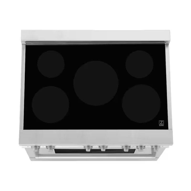 Freestanding Electric Range 4 Element Induction Cooktop Stainless Steel A53344