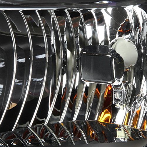 Chrome Amber Headlights Replacement Z2506