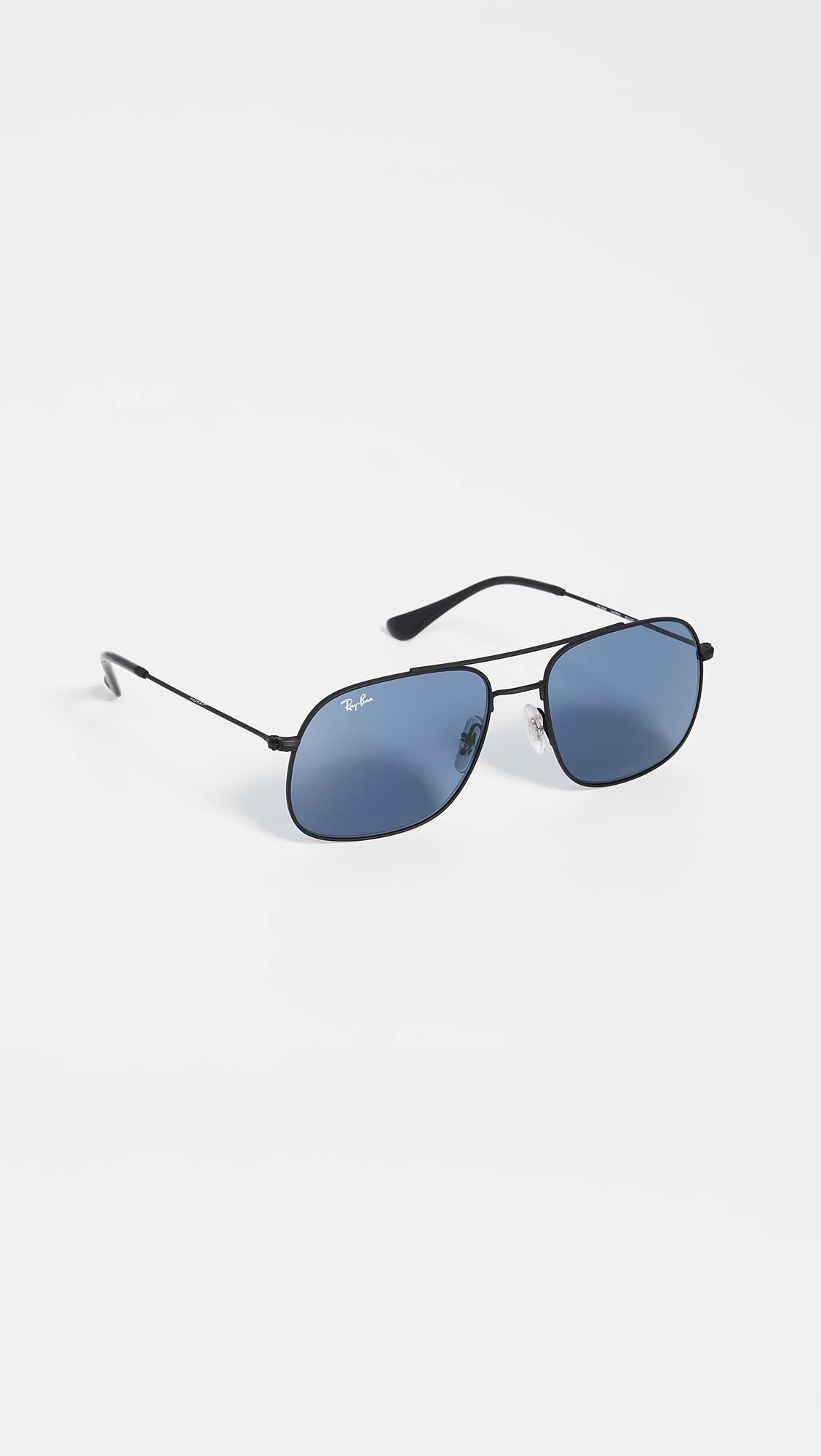 Rubber Black Dark Blue Sunglasses U84460