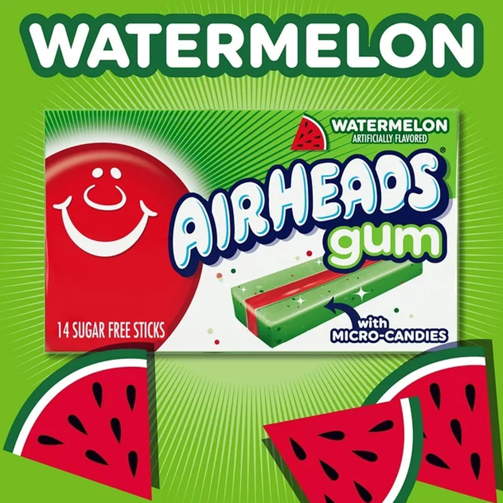 Watermelon Gum - 12 Count 14 Pcs Each O610