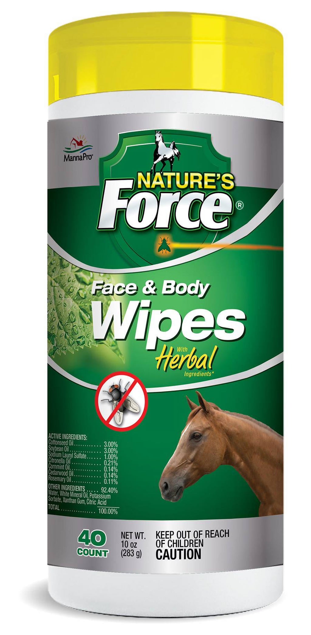 40 Count Fly Control Wipes for Horses N3199