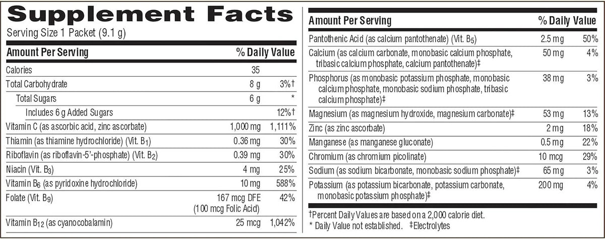 1000Mg Vitamin C Powder - 60 Ct D99878
