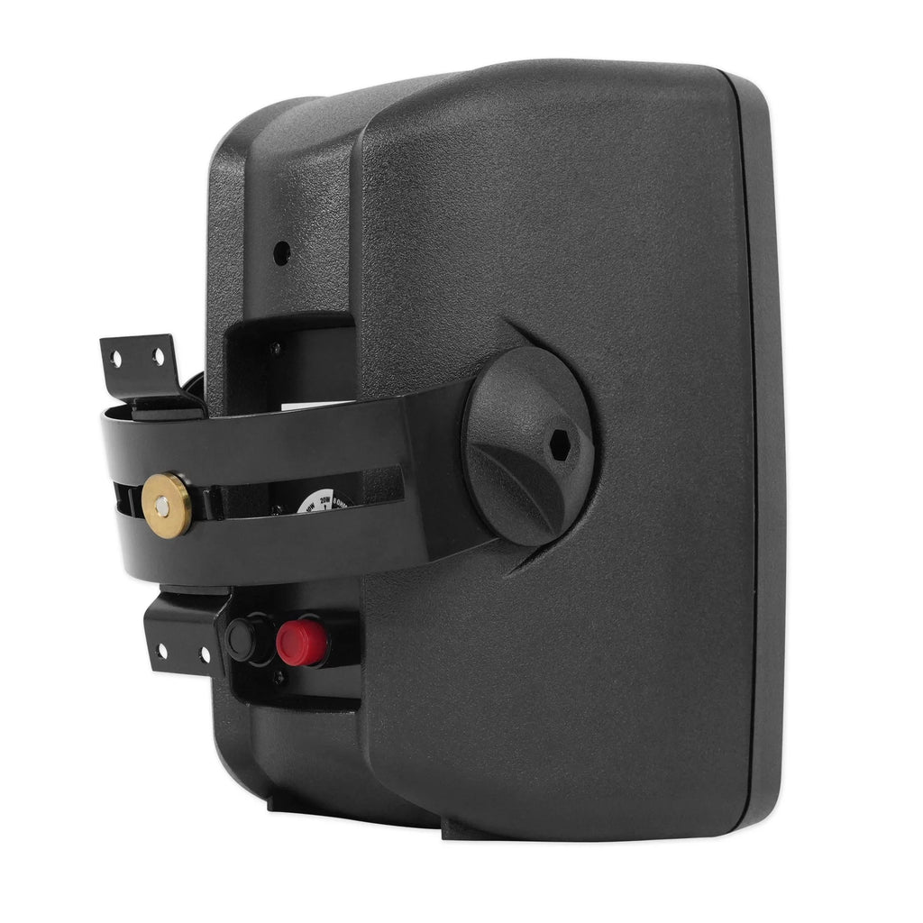 2-Ch Commercial Bluetooth Amplifier with 4 Black Wall Speakers O3891