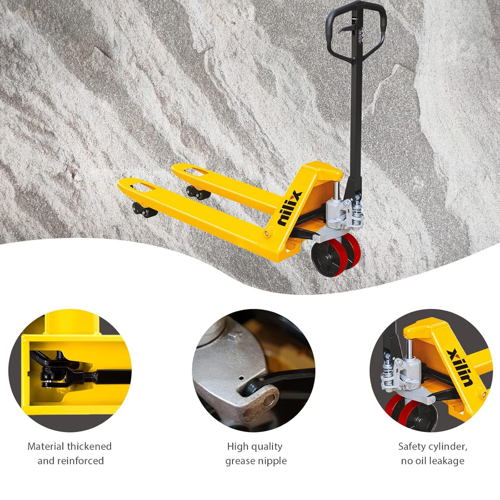 48" Lx21"W 5500lbs Capacity Pallet Jack U912