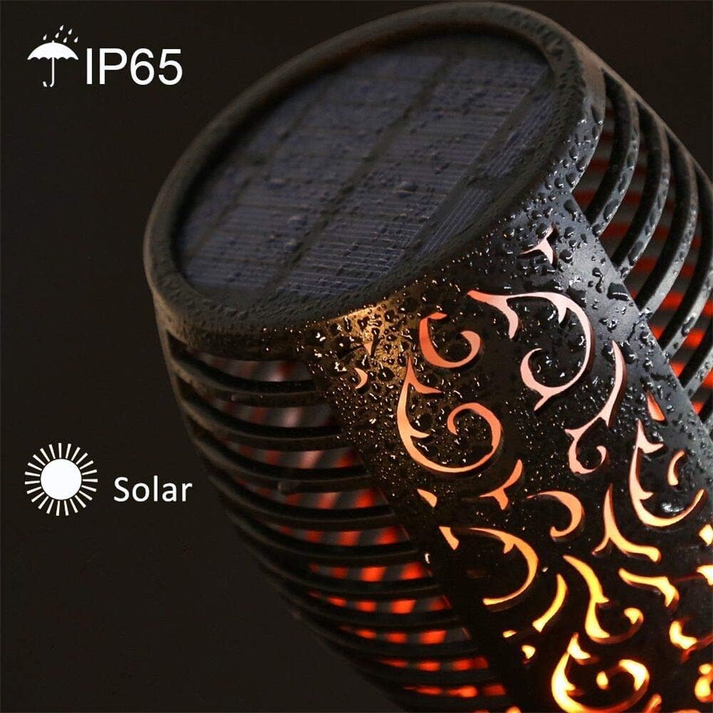 43 LED Waterproof Flickering Flames Torch Solar Lights (4 Pack) G528160