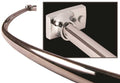 Satin Stainless Steel Curved Shower Rod 5 ft 6 Pack J43165