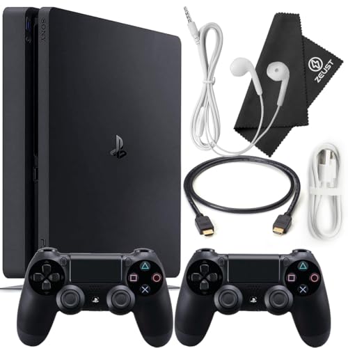 PlayStation 4 Slim 1TB Console Bundle with 2 Wireless Controllers N24880