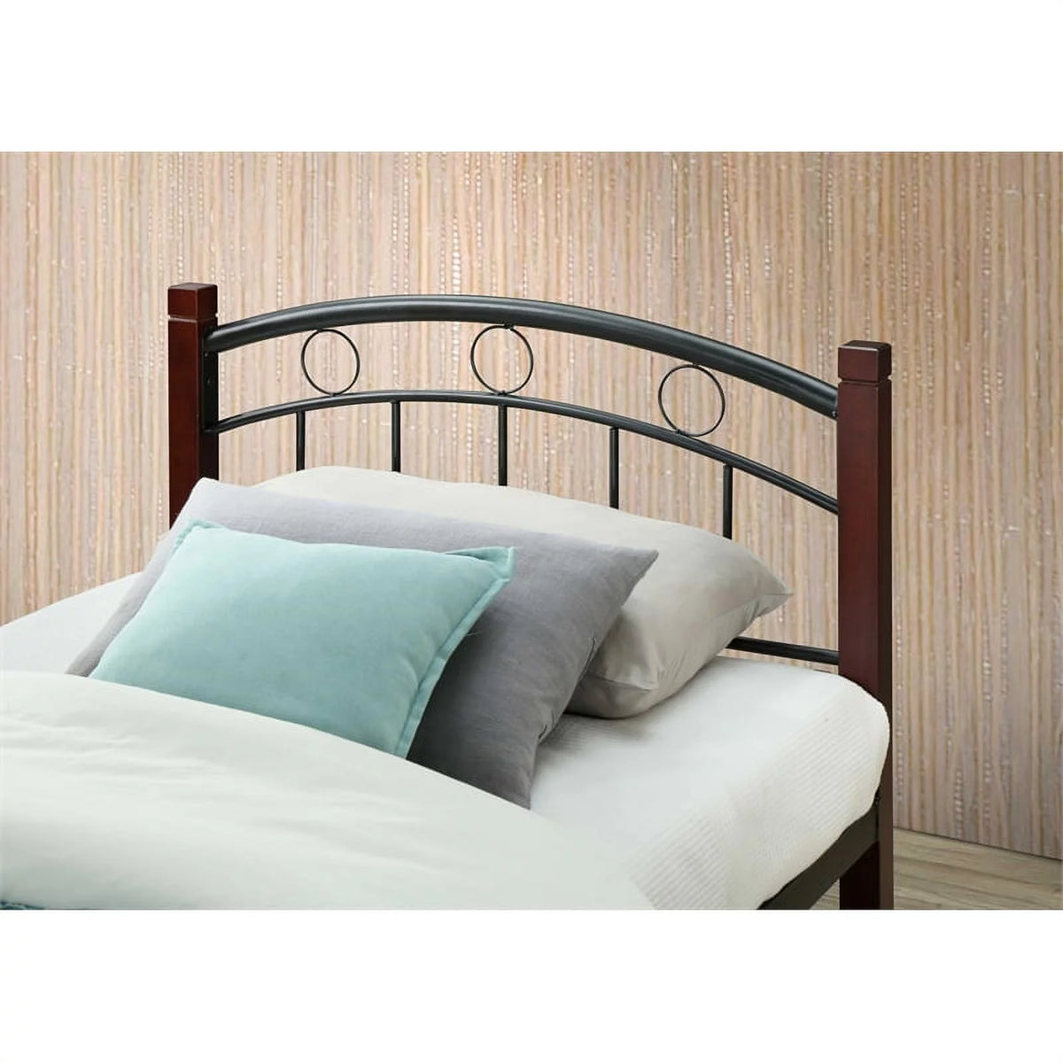 Twin Metal Bed with Headboard and Footboard D996035