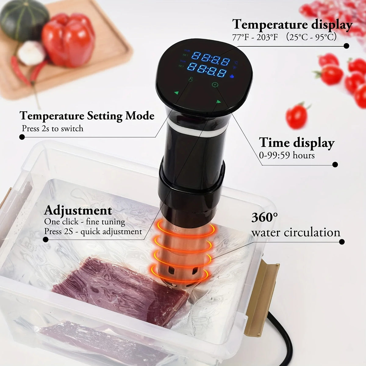 Sous Vide Cooker with Digital Display O3527
