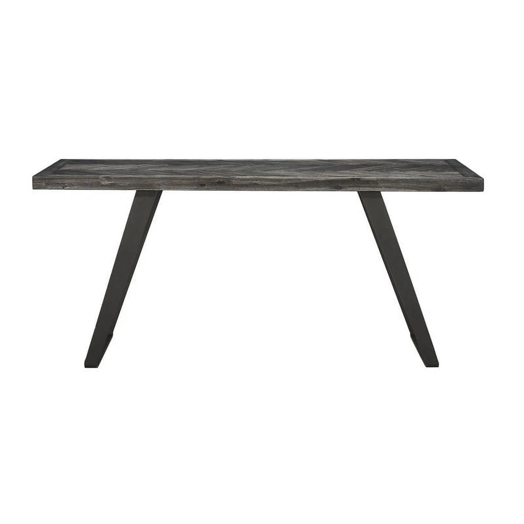 Wood Herringbone Counter Height Dining Table P4354