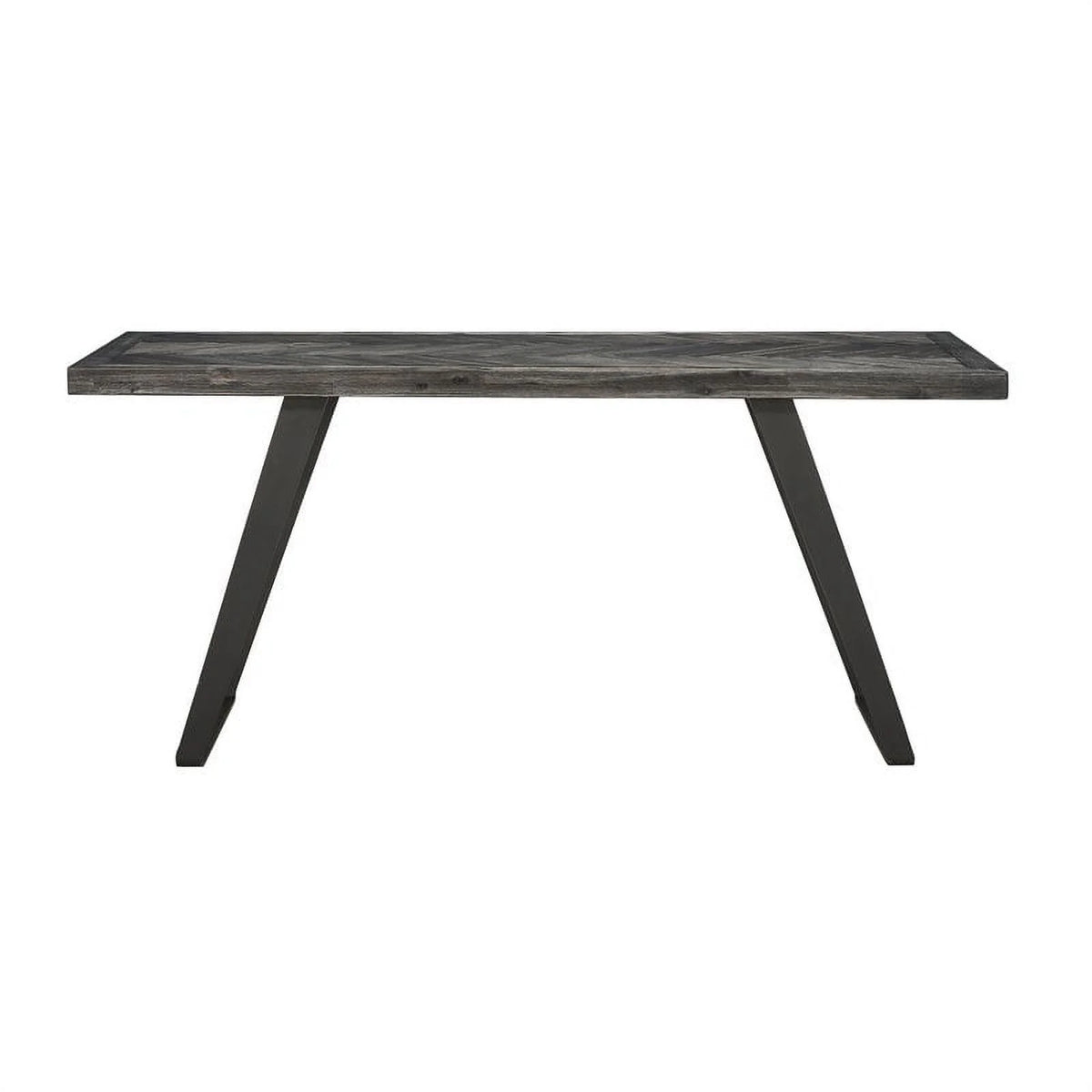 Wood Herringbone Counter Height Dining Table P4354