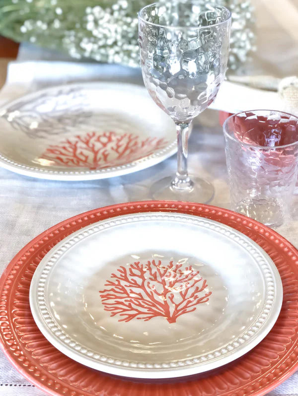 Flat Plate Coral Set 6 pcs H68947