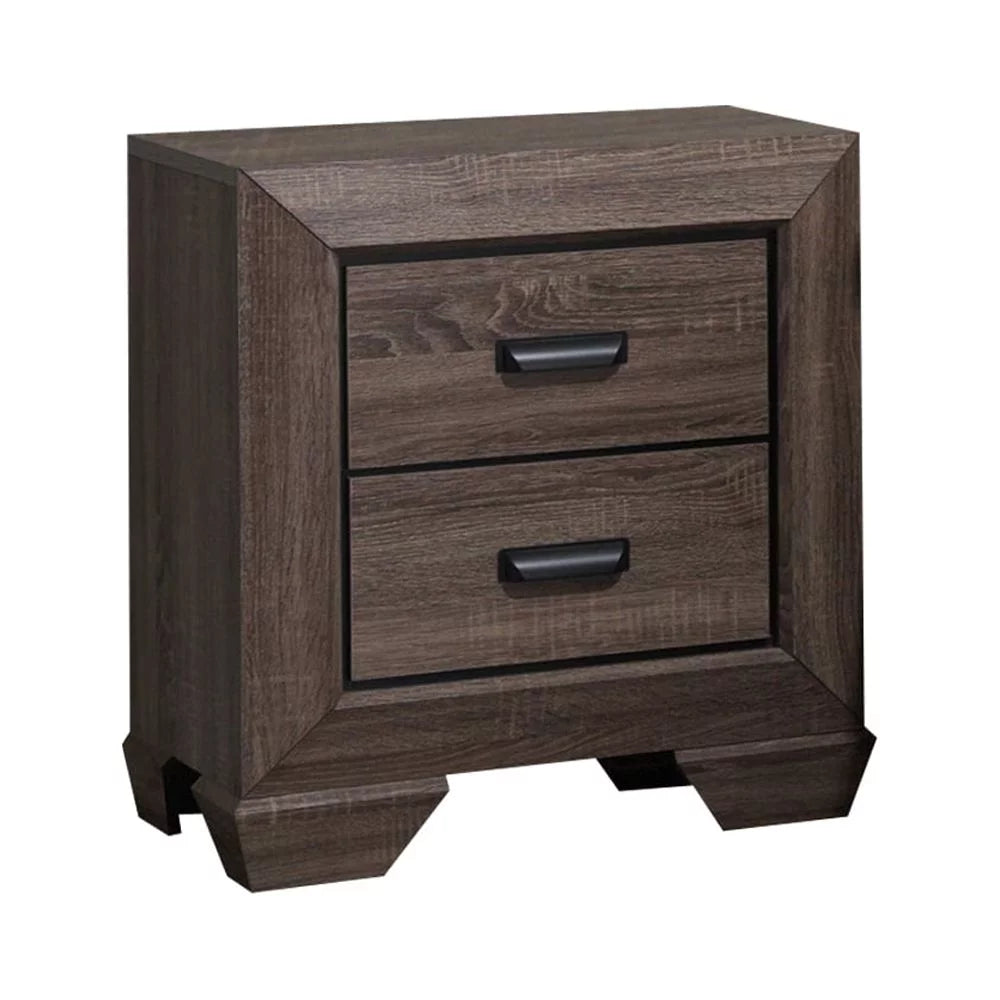 Brown Wood 6 Piece King Bedroom Set J923940