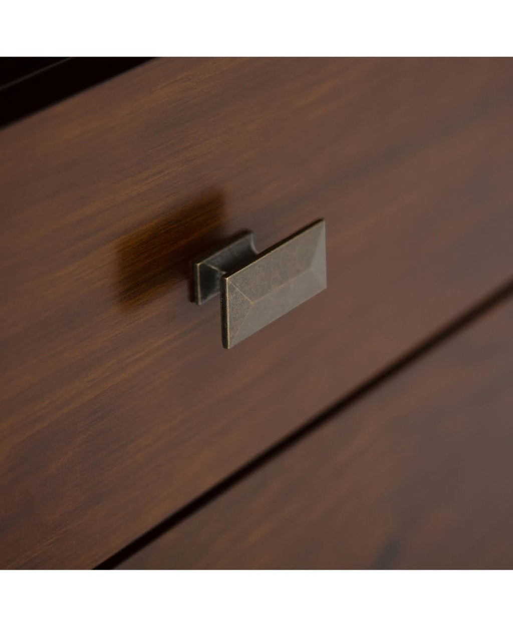 Solid Wood TV Media Stand in Russet Brown K5764