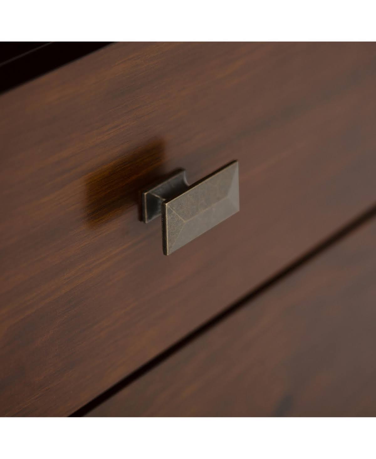 Solid Wood TV Media Stand in Russet Brown K5764