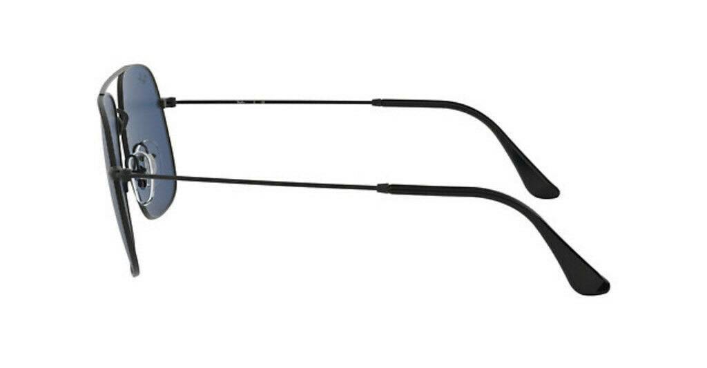 Rubber Black Dark Blue Sunglasses U84460