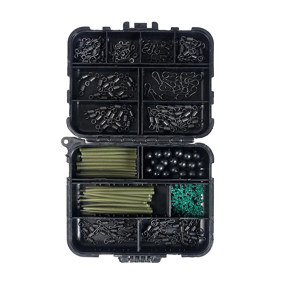 Carp Fishing Rolling Swivels Beads Stopper Accessories T925782