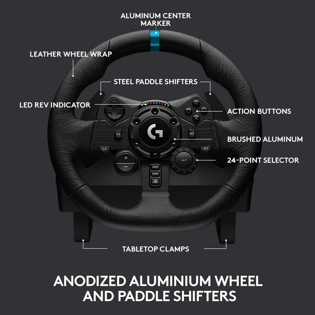Racing Wheel and Pedals Sim Driving Wheel U171966