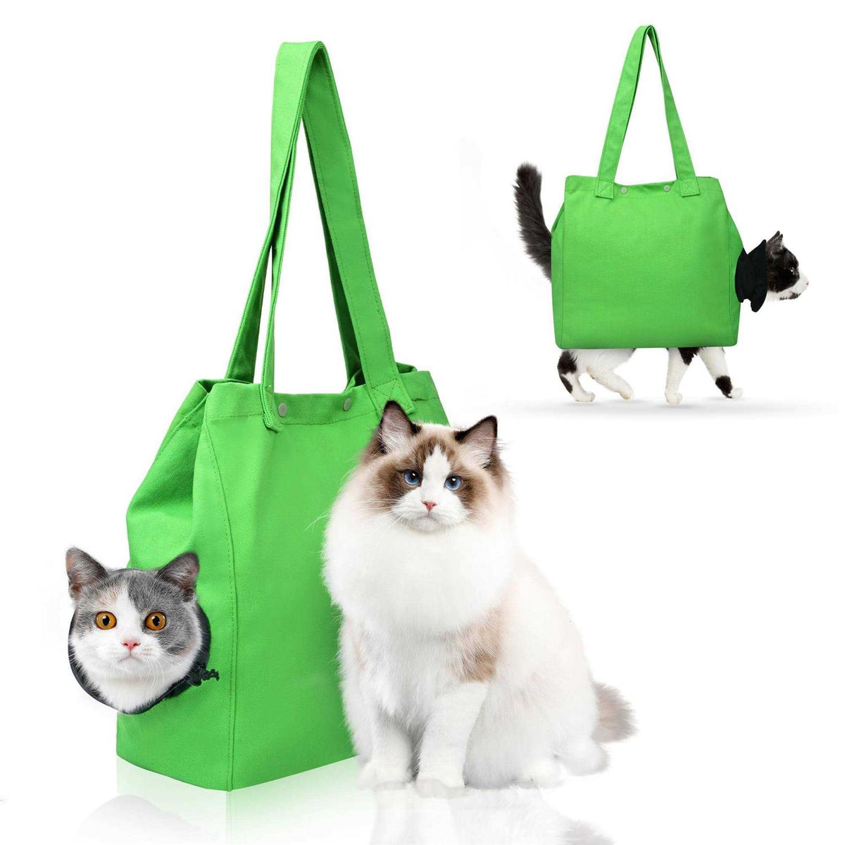 Green L Soft Cat Carrier Sling Bag M800159