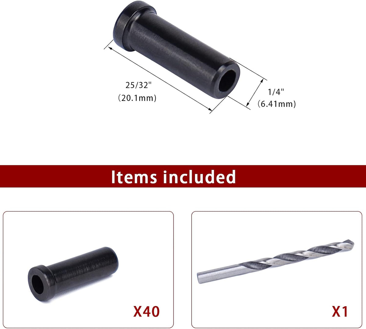 Black Stainless Steel Cable Railing Kit Hardware for 1/8" Wire Rope Wood Posts T316 Marine Grade Deck Stair Railing S26021